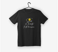 T-Shirt Positiva, Sorridi: la Felicità ti sta benissimo, TS52/N, T-shirt Smiley