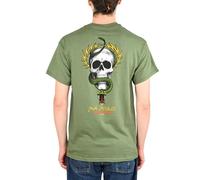 T-Shirt Powell Peralta Mike McGill Skull E Serpente S/S - Verde Scuro