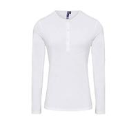 T-Shirt Premier Da Donna A Manica Lunga Con Bottoni Facile Da Curare