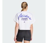 Adidas Primelift Workout Graphics Short Sleeve T-shirt Bianco L Donna