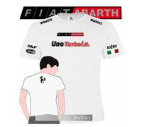 TSHIRT B&C NEUTRA PRINTED PEUGEOT AUTO MOTO SPORT ITALIA 100% COTONE COLORE R