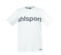 uhlsport Essential Promo, Maglietta a mancihe Corte con Logo, Bianco (Weiß), XXS/XS