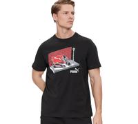 T-SHIRT PUMA 680175 01 GRAFHIC SUMMER NERO COTONE