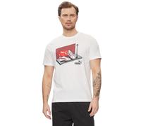 T-SHIRT PUMA 680175 02 GRAFHIC SUMMER BIANCO COTONE