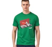 T-SHIRT PUMA 680175 86 GRAFHIC SUMMER VERDE COTONE
