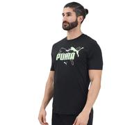 T-SHIRT PUMA 684671 01 ESS LOGO LAB SUMMER COTONE NERO
