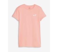 T-shirt Puma Essential + Embroidery manica corta rosa bianco donna - S