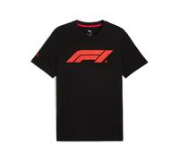 T-shirt Puma F1 Essentials Logo manica corta nero rosso - S