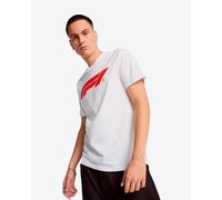 T-shirt Puma F1 Essentials Logo manica corta bianco rosso - M