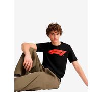 PUMA F1 Ess Logo Tee 180g, Magliette Uomo, PUMA Black,
