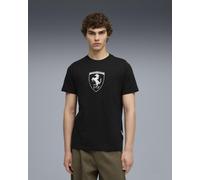 T-shirt Puma Ferrari Sportswear Tonal Shield manica corta nero bianco - L