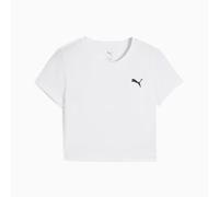 PUMA T-shirt WARDROBE ESS da donna, Abbigliamento, Bianco, XS XS