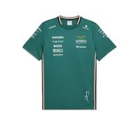 T-shirt PUMA x ASTON MARTIN ARAMCO F1® TEAM Replica Alonso da uomo, Accessori, Verde, L L