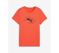 T-shirt Puma x HYROX Poly Graphic manica corta arancione intenso donna - XS