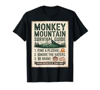 T-Shirt Punch Monkey Primate Highland Adventure Advice Maglietta