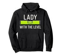 T-Shirt Queen Drill Fai-da-Te da Donna Builder Fix It Myself Felpa con Cappuccio