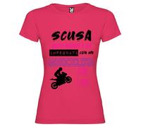 T-shirt Questa Ragazza è Già Impegnata con un Motociclista
