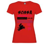 T-shirt Questa Ragazza è Già Impegnata con un Motociclista