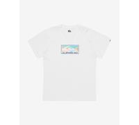 T-shirt Quiksilver EV Gradient Box manica corta bianco blu - XL