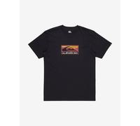 T-shirt Quiksilver EV Gradient Box manica corta nero arancione - L