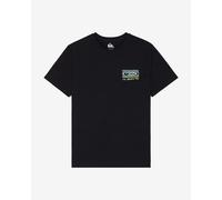 T-shirt Quiksilver Fundamental Ripples manica corta nero blu - M