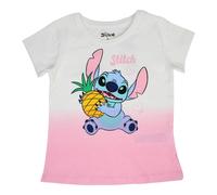T-Shirt Ragazza Barbie, Gabby, Vaiana, Lilo & Stitch. Maniche Corte. Colore Rosa