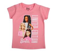 T-Shirt Ragazza Barbie. Maniche Corte. Colore Rosa