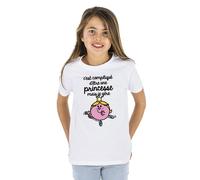 T-Shirt Ragazza Maniche Corte C'È COMPLICATO ESSERE UNA PRINCIPESSA