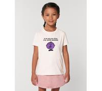 T-Shirt Ragazza Maniche Corte JE NE SUIS PAS TETUE J AI JUSTE RAISON