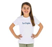 T-Shirt Ragazza Maniche Corte LA COPIA Colore Bianco