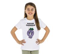 T-Shirt Ragazza Maniche Corte MADAME CANAILLE Colore Bianco