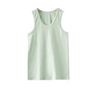 T-shirt Ragazza Pacchetto Di 6 Bambini Bambini Ragazze Danza Canotta Nuotatore Cultura Canotta Solido Senza Maniche Sport Danza Top Balletto Ginnastica Abbigliamento da Danza Tuniche Ragazza, verde, 8