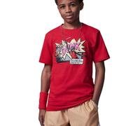 T-SHIRT RAGAZZI JORDAN 95D256 R78 DUNK COMICS ROSSO