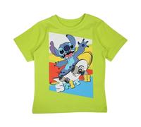 T-Shirt Ragazzo NASA, Lilo & Stitch, Il Re Leone. Maniche Corte. Colore Verde.