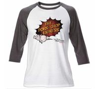 T-Shirt Raglan Mens Pork Chop Express Big Trouble In Little China Film Plissken