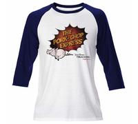 T-Shirt Raglan Mens Pork Chop Express Big Trouble In Little China Film Plissken