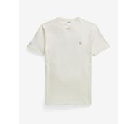 T-shirt Ralph Lauren Custom Slim Fit manica corta bianco sporco - L