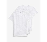 T-shirt Ralph Lauren Slim Fit bianca a manica corta (3 pezzi) - L