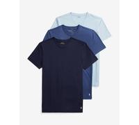 T-shirt Ralph Lauren Slim Fit manica corta blu navy azzurro (3 unità) - L