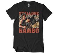 T-shirt Rambo Djungle Stallone in Jungle maglietta Uomo Hybris