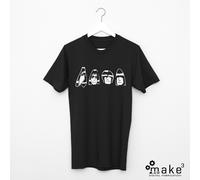 T-shirt Ramones (punk Johnny Joey Tommy Deedee musica rock bianco nero tshirt)