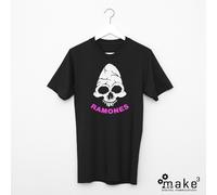 T-shirt Ramones (punk Johnny Joey Tommy Deedee musica rock bianco nero tshirt)