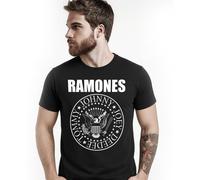 T-Shirt Ramones ufficiale maglia maglietta originale adulto nera logo Rock