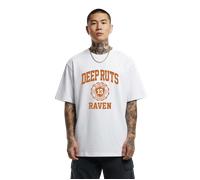 T-Shirt Raven Deep Ruts Oversize Bianco Bianco
