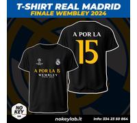 T-Shirt Real Madrid finale Wembley 2023 2024 hala madrid FINAL LONDON 24