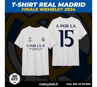 T-Shirt Real Madrid finale Wembley 2023 2024 hala madrid FINAL LONDON 24