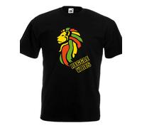 T-SHIRT Reggae Lion of Judah cotton reggae vibes rasta Bob Marley uomo donna