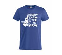 T-Shirt Reggo + L'alcool Che Le Persone Magliette Umoristiche PS 27431-A022