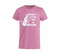T-Shirt Reggo + L'alcool Che Le Persone Magliette Umoristiche PS 27431-A022