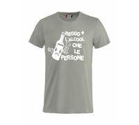 T-Shirt Reggo + L'alcool Che Le Persone Magliette Umoristiche PS 27431-A022